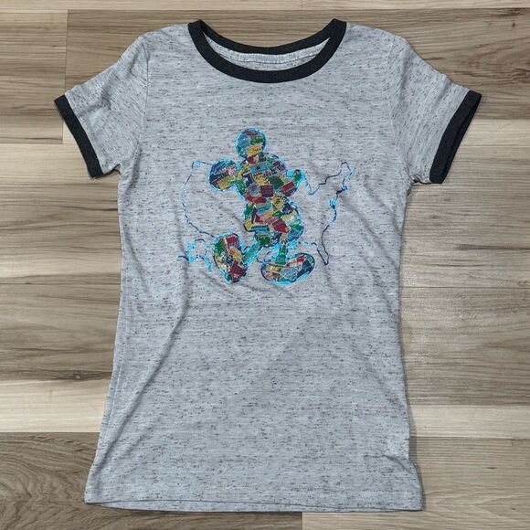 Disney Parks Epcot Lightweight Mickey Tee Shirt Women’s Small - Picture 1 of 4